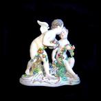 Carl Thieme Potschappel Dresden - Rococo Cherubs Cupids  -, Antiek en Kunst