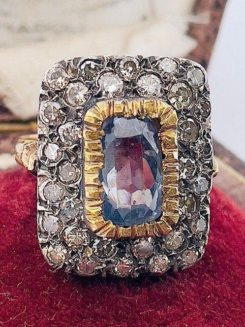 Sans Prix de Réserve - Bague - 12 carats Argent, Or jaune, Handtassen en Accessoires, Ringen