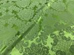 De Betovering van Groen: Damaststof voor Luxe Bekleding –