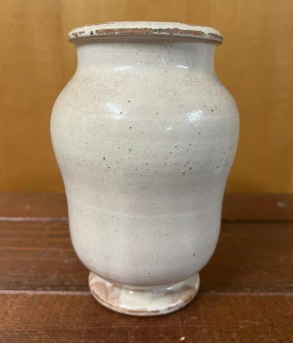 Vaas - Aardewerk - Farmaceutisch albarello, Antiek en Kunst, Antiek | Glaswerk en Kristal