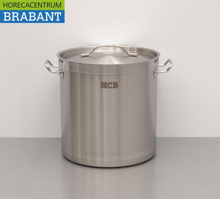 HCB Stainless steel Soup Pan Cooking Pan Induction 30.5 x, Zakelijke goederen, Horeca | Keukenapparatuur, Verzenden