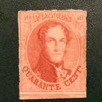 Belgique 1861 - 40 centimes médaille de type Roi Léopold Ier, Gestempeld