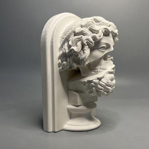 Beeldje - Modern sculpture figurine bust combining classical, Antiek en Kunst, Curiosa en Brocante