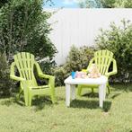 vidaXL Kindertuinstoelen 2 st hout-look 37x34x44 cm, Tuin en Terras, Verzenden, Nieuw