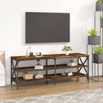 vidaXL Tv-meubel 140x40x50 cm bewerkt hout gerookt, Nieuw, Verzenden