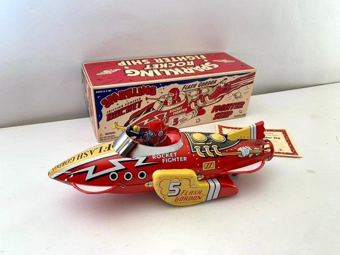 Schylling - Blikken speelgoed - Flash Gordon Rocket Fighter, Antiek en Kunst, Antiek | Speelgoed