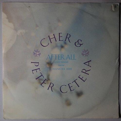 Cher and Peter Cetera - After all - Single, Cd's en Dvd's, Vinyl Singles, Single, Gebruikt, 7 inch, Pop
