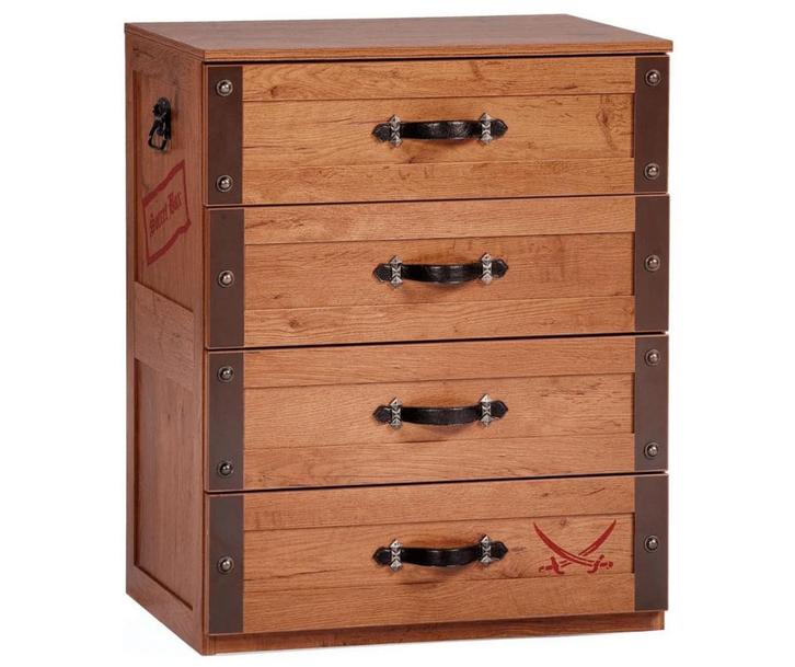 Cilek Pirate Dresser 20.13.1201.00 – Praktisch, Duurzaam en, Huis en Inrichting, Slaapkamer | Nachtkastjes, Nieuw, Verzenden