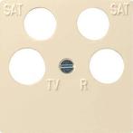 Gira Quad Schakelbord Met Accessoires Creme Wit - 025901, Verzenden, Nieuw