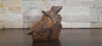 Pierre Chenet (XX-XXI) - Sculpture, La Grenouille sur sa