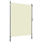 Rolgordijn Tuin/Veranda 150x270 Creme | OP=OP | -53% Korting, Verzenden, Nieuw, 100 tot 150 cm, 200 cm of meer