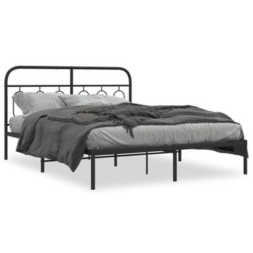 Kot Deal! Bedframe 150x200 Zwart -40%! Montage Sporen, Me... beschikbaar voor biedingen