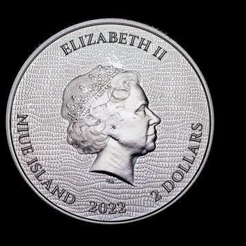 Niue. 2 Dollars 2022 Welsh Dragon, 1 Oz (.999) (Sans Prix de