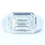 Ring Platina - 8.00ct. tw. Diamant (Lab-grown) - HEREN, Handtassen en Accessoires, Ringen, Nieuw