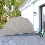 vidaXL Terrasscherm inklapbaar 160 cm crème, Verzenden, Nieuw