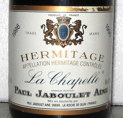 1996 Hermitage La Chapelle - Domaine Paul Jaboulet Ainé -, Verzamelen, Wijnen