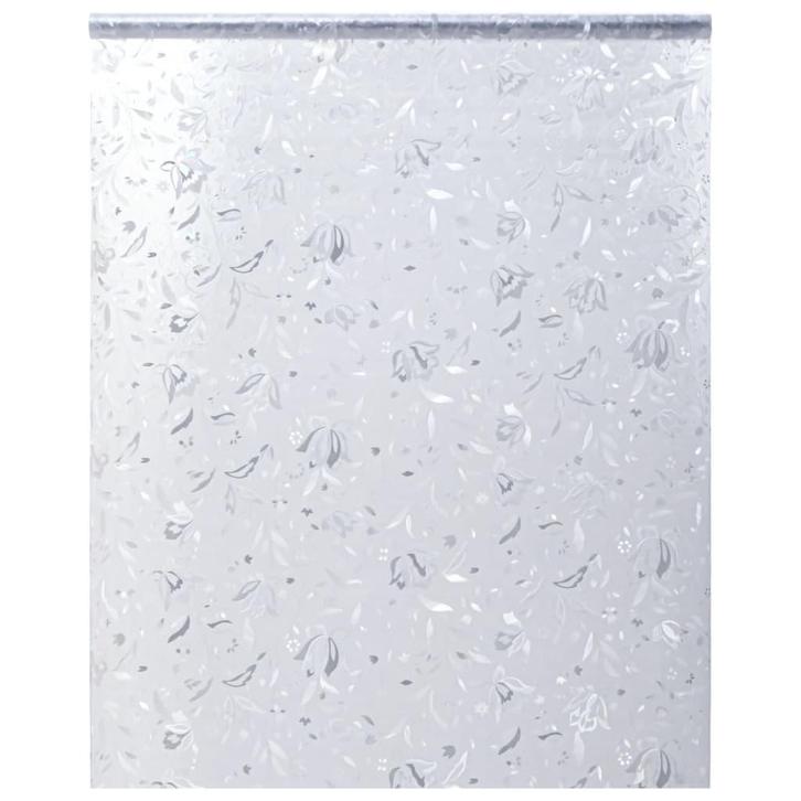 vidaXL Raamfolie bloemenpatroon mat 90x500 cm PVC, Huis en Inrichting, Woonaccessoires | Overige, Nieuw, Verzenden