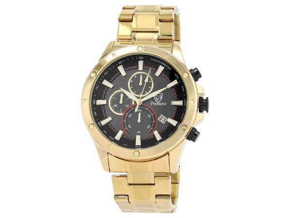 Veiling - Pierrini heren horloge goud 46mm, Bijoux, Sacs & Beauté, Montres | Hommes