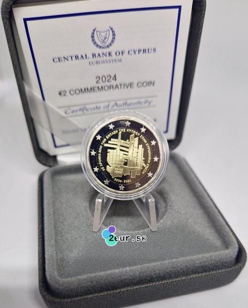 Chypre. 2 Euro 2024 20th Anniversary of Cyprus accession to, Postzegels en Munten, Munten | Europa | Euromunten