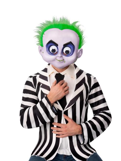 Halloween Masker Beetlejuice, Hobby en Vrije tijd, Feestartikelen, Nieuw, Verzenden