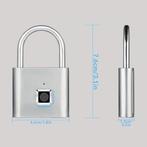 Hangslot Vingerafdruk - 10 Sets Fingerprints - Oplaadbare, Fietsen en Brommers, Verzenden, Nieuw