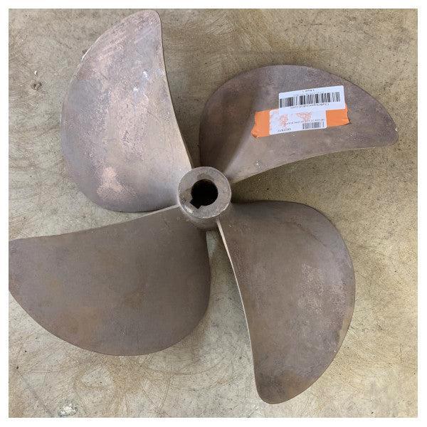 Bieden: France Helice 21 x 22 inch D45 mm 4-blade propeller, Watersport en Boten, Bootonderdelen, Ophalen of Verzenden