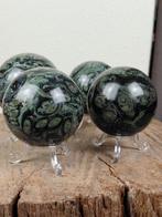 Set van 4 gepolijste Kambaba Jaspis edelsteen bollen - op, Verzamelen, Mineralen en Fossielen