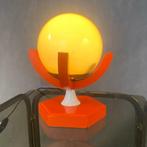 Tafellamp - Glas, Hout, Italiaanse space-age-stijl uit de