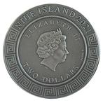 Niue. 2 Dollars 2021 2 oz $2 NZD Niue Silver God Series Zeus
