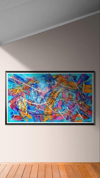 Luc Mora - Extra nature - XXXL, Antiek en Kunst, Kunst | Schilderijen | Modern