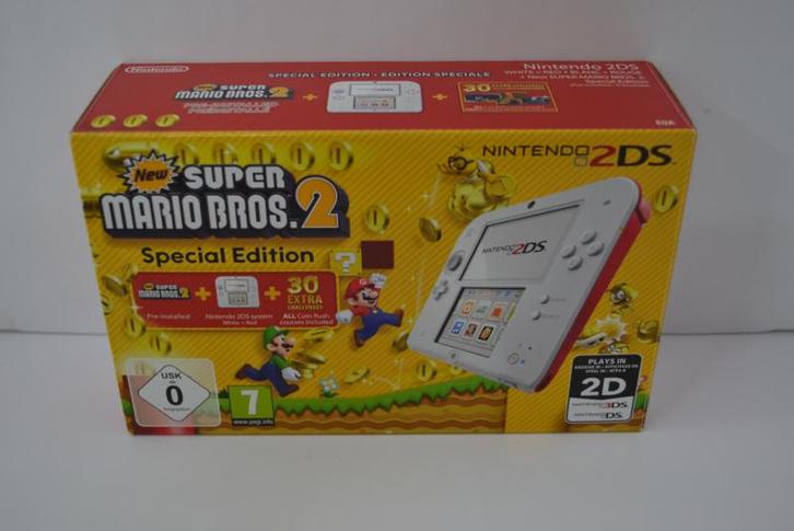 Nintendo  2DS Special Edition New Super Mario Bros. 2, Games en Spelcomputers, Spelcomputers | Nintendo 2DS en 3DS