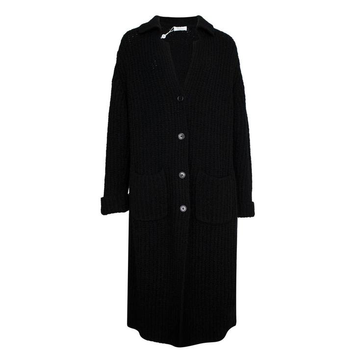 Princess goes Hollywood • lang merino wollen vest • 36, Kleding | Dames, Truien en Vesten, Zwart, Nieuw, Maat 36 (S), Verzenden