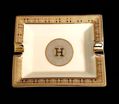 Hermès - Cendrier - Porcelaine, Antiquités & Art, Antiquités | Verre & Cristal