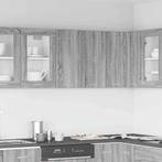 vidaXL Wandkast hangend Lyon 60x31x60 cm grijs sonoma eiken, Huis en Inrichting, Kasten | Overige, Verzenden, Nieuw