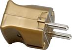Kopp Right Angle Bronze Plug Durable Plastic 16A Gold -, Verzenden