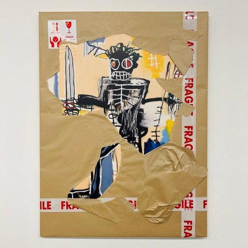 AIIROH (1987) - Escape From The Museum - Warrior by Basquiat, Antiek en Kunst, Kunst | Schilderijen | Modern