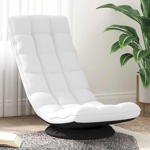 vidaXL Bureaustoel 70x51x79 cm stof wit, Huis en Inrichting, Stoelen, Nieuw, Verzenden