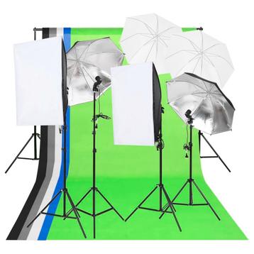 vidaXL Fotostudioverlichtingsset, Audio, Tv en Foto, Verzenden, Nieuw