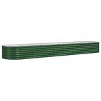 Stalen Plantenbak 368cm Groen | 55% Korting | OP = OP, Tuin en Terras, 100 cm of meer, Verzenden, Nieuw, Metaal