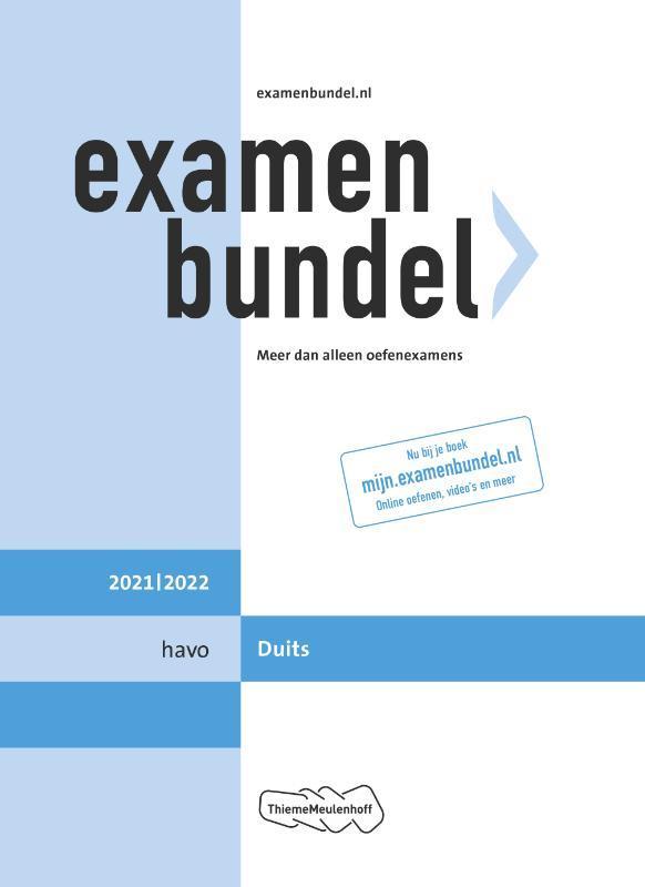 Examenbundel / havo Duits 2021/2022 9789006491319, Boeken, Schoolboeken, Zo goed als nieuw, Verzenden