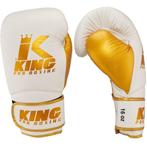 King Pro Boxing Bokshandschoenen KPB/BG Star 17 Wit Goud, Sport en Fitness, Verzenden, Nieuw, Bokshandschoenen