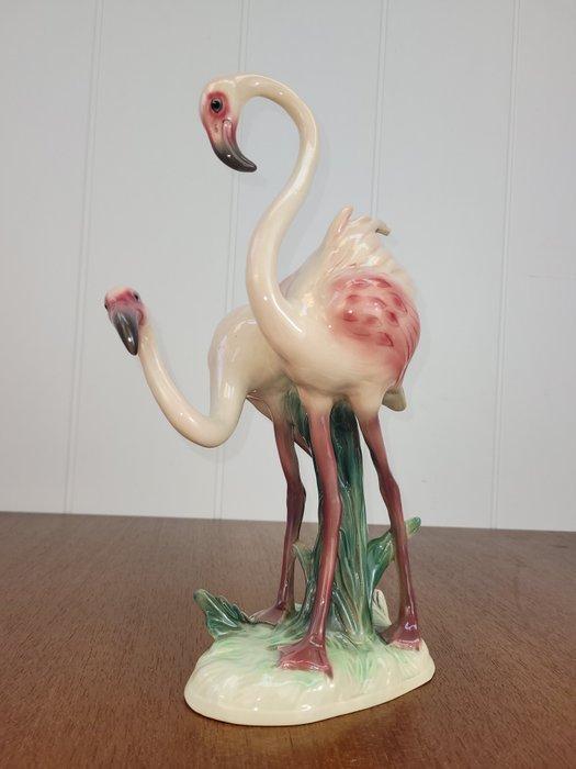 Goebel, Cortendorf - Figuur - Flamingo - Porselein, Antiek en Kunst, Antiek | Glaswerk en Kristal