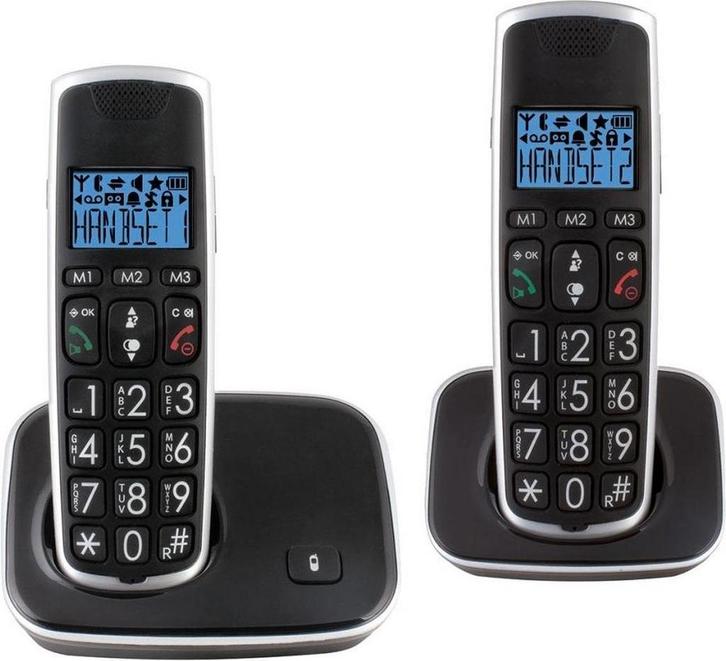 Profoon PDX-2728 Big Button DECT Telefoon, 2 stuks - groot v, Huis en Inrichting, Woonaccessoires | Overige, Verzenden