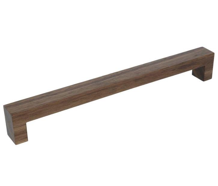 Greep Bench Recht Walnoot gelakt 224 mm, Doe-het-zelf en Bouw, Hang- en Sluitwerk, Klink of Kruk, Nieuw, Overige materialen