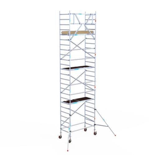 Basic rolsteiger 90 x 8,2m werkhoogte, Doe-het-zelf en Bouw, Steigers, Rolsteiger of Kamersteiger, Nieuw, 5 meter of hoger, Verzenden