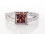 Cocktailring - 14 karaat Witgoud -  2.55ct. tw. Diamant