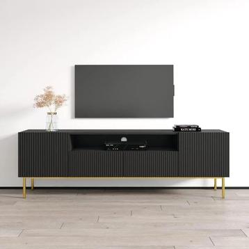 Tv-meubel Modern design 160x40x48 cm Zwart