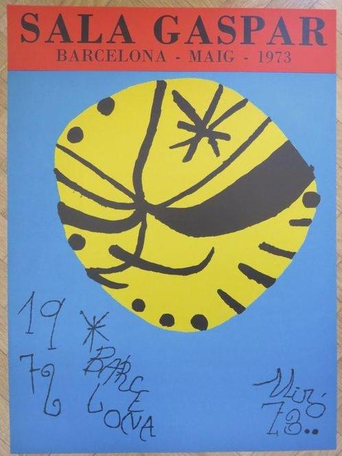 Joan Miró - Affiche lithographique originale dexposition -, Antiek en Kunst, Kunst | Tekeningen en Fotografie