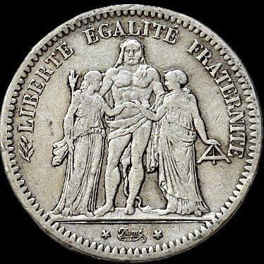 Frankrijk. Louis Philippe I. 5 Francs - 1849A - (R1259), Postzegels en Munten, Munten | Europa | Niet-Euromunten