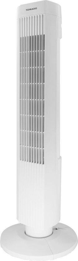 Tomado TFC7503W - Torenventilator - 75 cm hoog - Timer tot, Electroménager, Électroménager & Équipement Autre, Enlèvement ou Envoi